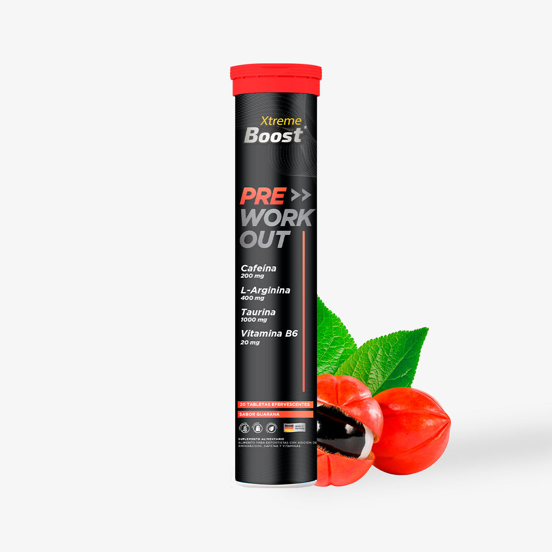 Pre entreno Xtreme Boost – German Energy – Vitaminas y minerales