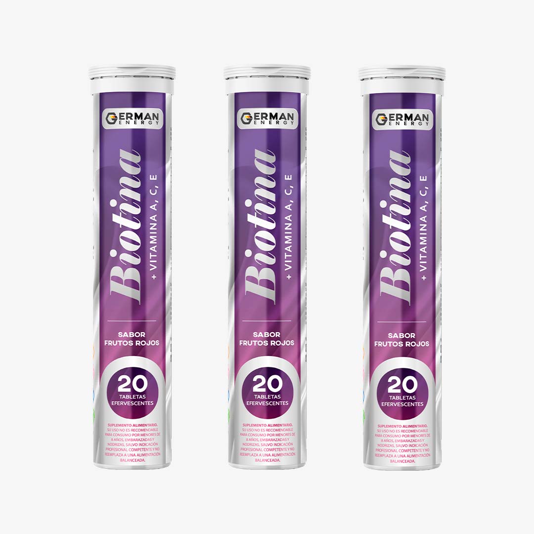 Biotina + Zinc + Q10 – German Energy – Vitaminas y minerales