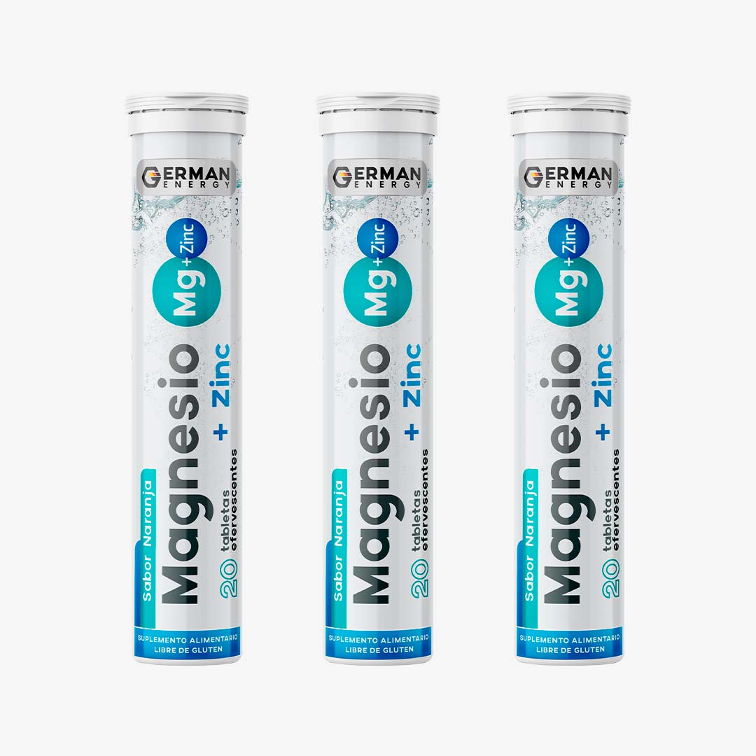 Magnesio + Zinc – German Energy – Vitaminas y minerales